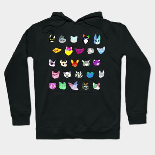 Pride flag cats Hoodie